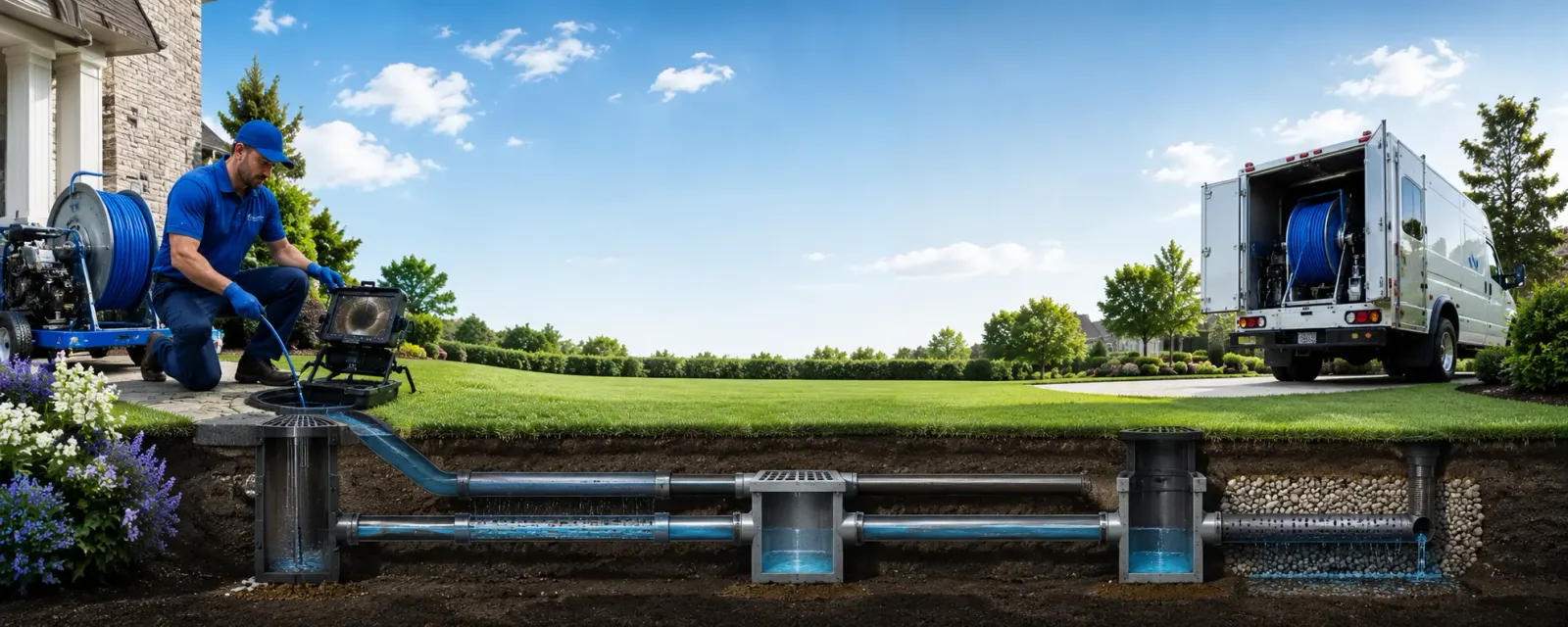 Outdoor drain cleaning information for Whitmore, CA